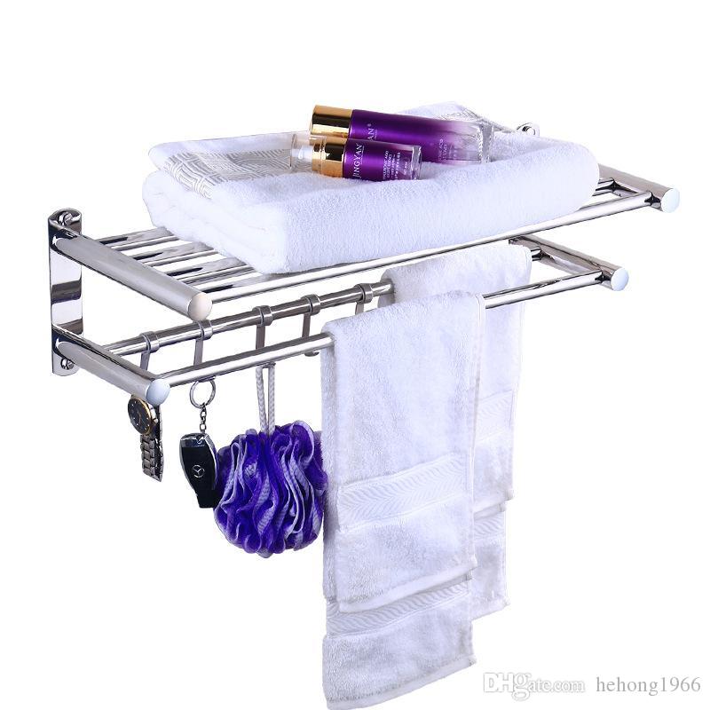 Creative Multi Towel Racks Function Stainless Steel Holder Wall Hanging Towels Rail Stacks Bathroom Shelves Simple Durable High Quality 17hm, As show
Creative Multi Towel Racks Function Stainless Steel Holder Wall Hanging Towels Rail Stacks Bathroom Shelves Simple Durable High Quality 17hm, As show