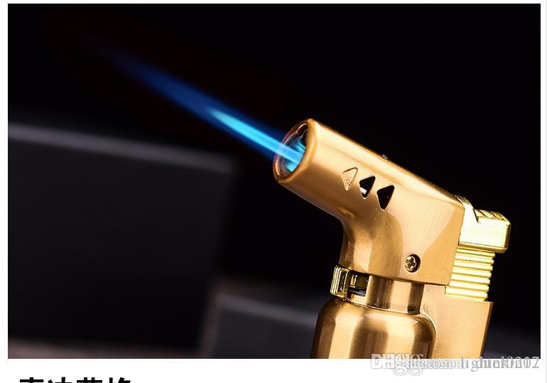 MINI metal gas jet flame kitchen torchs Butane Refillable Micro Culinary Torchs Windproof Cigarette Lighter torch W260202