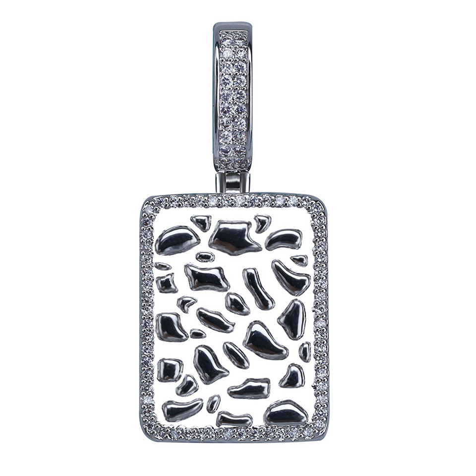 Unisex Gold Plated CZ Cublic Zirconia Gold Bullion Statue of Liberity Rectangle Pendant Necklace Twist Chain Lots Style Hiphop Jewelry Gifts