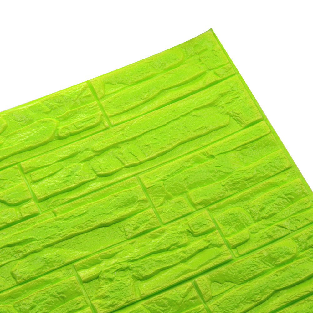 KAKUDER 3D Brick Wallpaper PE Foam Wallpaper Self-Adhesive Panels Room Decal Stone Decoration Embossed 60*30cm dropshipping 323Z