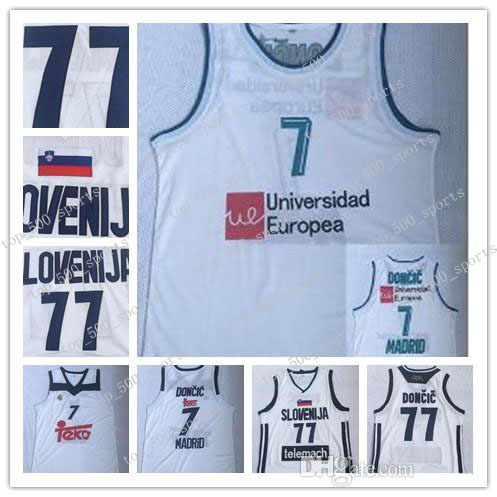 Ediwallen Mens Luka 7 Doncic Basketball Real Madrid Euroleague Europe Jerseys Luka #77 Doncic Team Color White Stitched Top Quality jersey, Black
Ediwallen Mens Luka 7 Doncic Basketball Real Madrid Euroleague Europe Jerseys Luka #77 Doncic Team Color White Stitched Top Quality jersey, Black