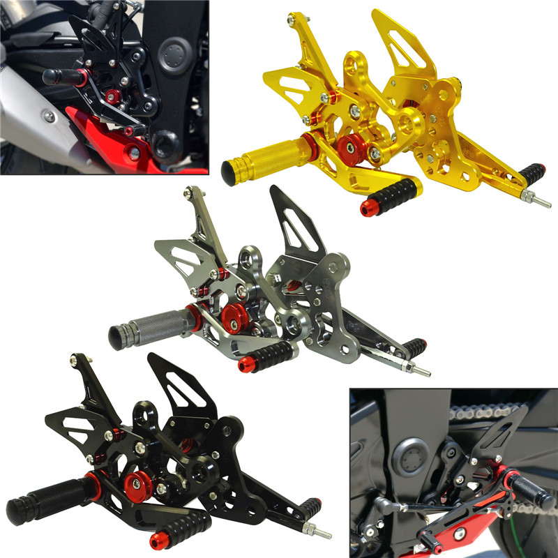 Adjustable Rearset Footrests Foot Pegs Pedals For GSXS GSX-S 750 750Z A/AZ GSXS750 GSXS750Z 2015 2016 2017 2018 2019 2020
Adjustable Rearset Footrests Foot Pegs Pedals For GSXS GSX-S 750 750Z A/AZ GSXS750 GSXS750Z 2015 2016 2017 2018 2019 2020