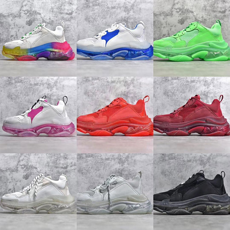High quality 19ss Triple S Trainers mens sneakers fashion genuine leather Old shoes luxury designer Clunky Sneaker women's Casual Shoes, 11
High quality 19ss Triple S Trainers mens sneakers fashion genuine leather Old shoes luxury designer Clunky Sneaker women's Casual Shoes, 11
