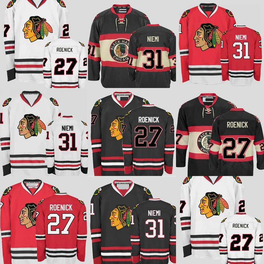 2016 Cheap Mens Chicago Blackhawks Jersey 31 Niemi 27 Roenick Red/Black/white Drop Shipping Accept Mixed order Top Quality, As photo
2016 Cheap Mens Chicago Blackhawks Jersey 31 Niemi 27 Roenick Red/Black/white Drop Shipping Accept Mixed order Top Quality, As photo
