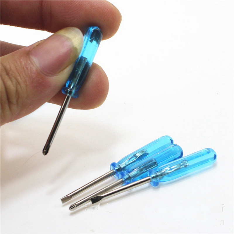 45mm Mini Screwdriver 3.0 mm Phillips Screwdrivers 3.0 Slotted Flathead Straight Type Screwdrivers
