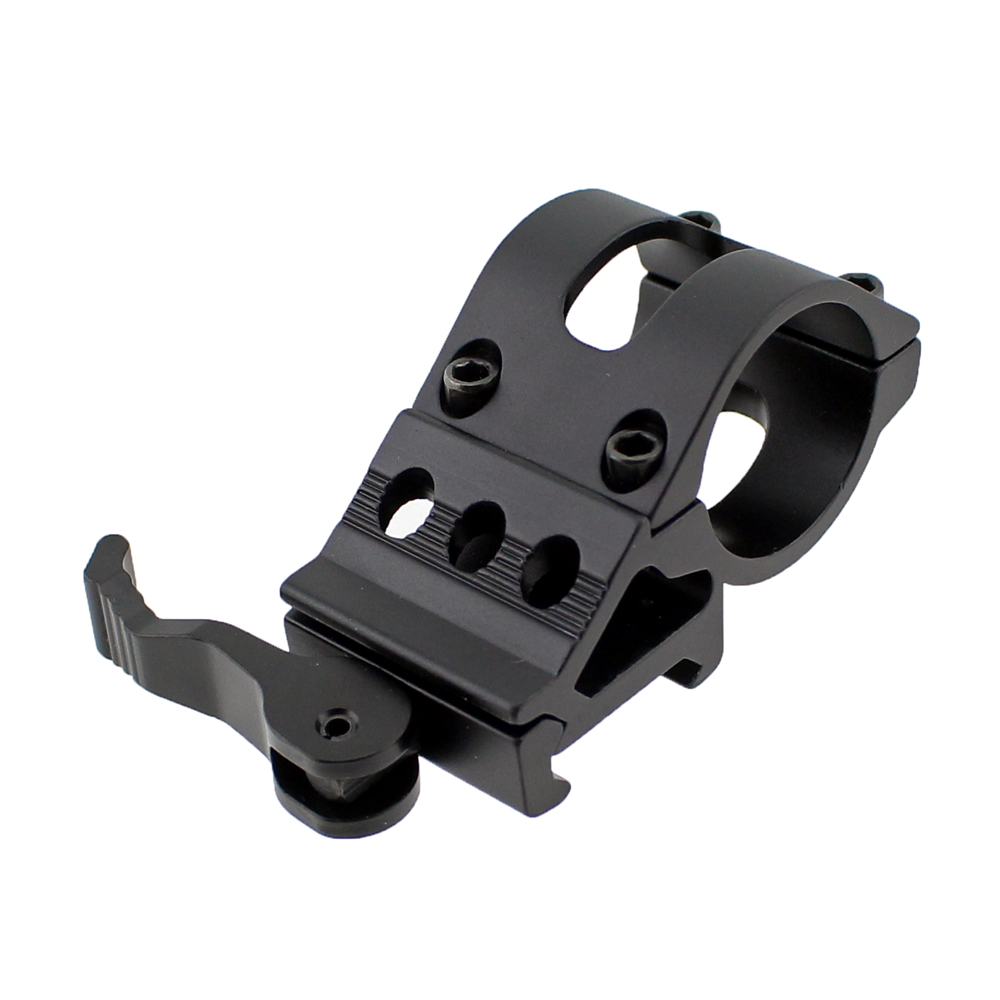 45 Degree Offset Ring QD Quick Release Scope Mount Fit 21mm Picatinny Rail Flashlight Gun Mount, Black
45 Degree Offset Ring QD Quick Release Scope Mount Fit 21mm Picatinny Rail Flashlight Gun Mount, Black