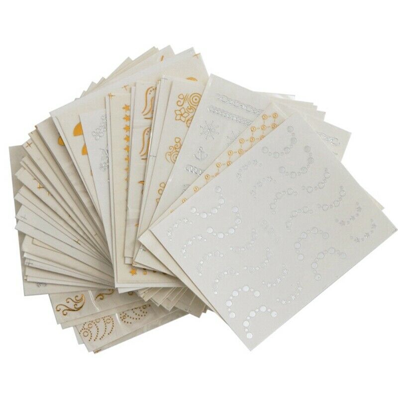 Stickers 30 Blatt Wasser Abziehbilder Aufkleber Katze Blume Manik U Re Nail Art Stick Art .A874