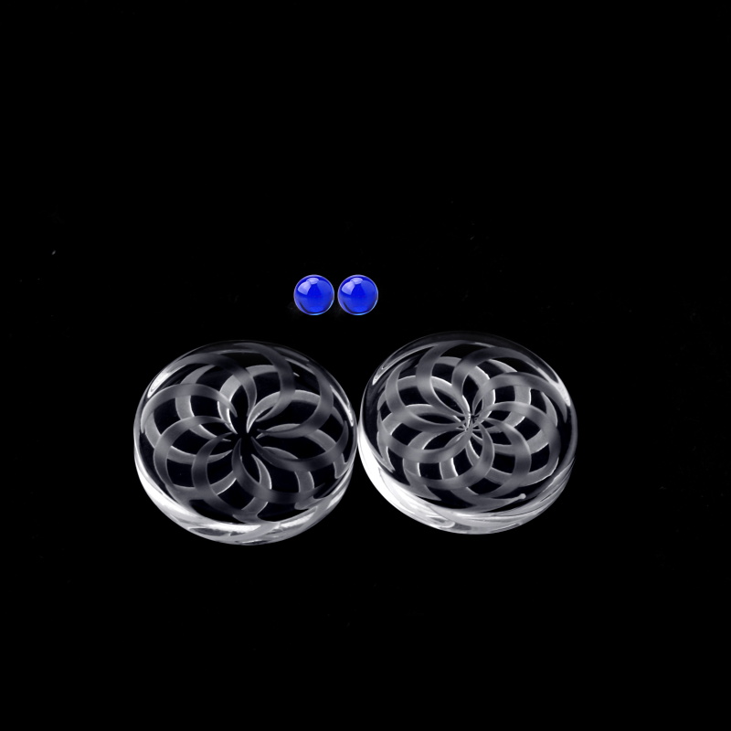 32mmOD Spinning Bible Cap With 6mm Sapphire Beads Terp Pearls For 20mm 25mm OD Beveled Edge Flat Top Thick Bottom Quartz Banger
32mmOD Spinning Bible Cap With 6mm Sapphire Beads Terp Pearls For 20mm 25mm OD Beveled Edge Flat Top Thick Bottom Quartz Banger