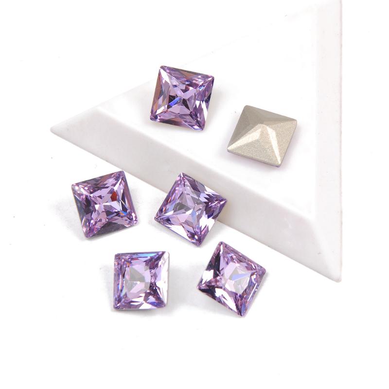 YANRUO 4447 Best Quality Nails Rhinestone Princess Square Shape Violet Color Popular Glass Rhinestones For 3D DIY Nail Art Gems
YANRUO 4447 Best Quality Nails Rhinestone Princess Square Shape Violet Color Popular Glass Rhinestones For 3D DIY Nail Art Gems