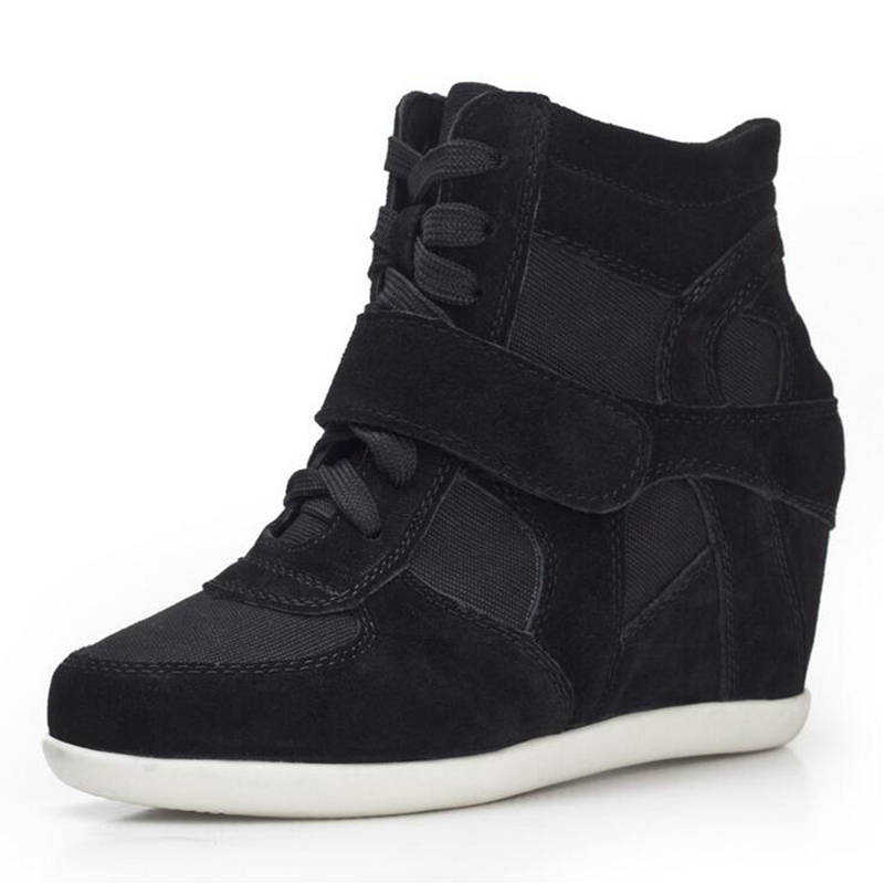 Hot Sale-Young Ladies Korean Style Hidden Heel Suede Leather Fashion Sneaker Lace-up Sport Shoes, As picture
Hot Sale-Young Ladies Korean Style Hidden Heel Suede Leather Fashion Sneaker Lace-up Sport Shoes, As picture