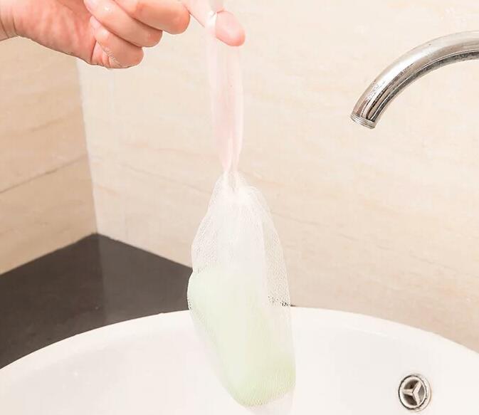 Soap Bag Sponges Foam Mesh Soaped Glove for Foaming Cleaning Bath Net Bathroom Gloves Mesh
