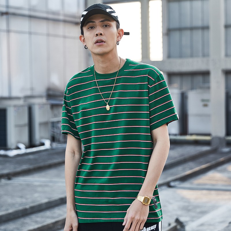 Januarysnow Harajuku Stripe T Shirt Men Casual T-Shirt Short Sleeve Summer Hip Hop Tshirt Streetwear Casual Tops Tees Black White Green, Orange
Januarysnow Harajuku Stripe T Shirt Men Casual T-Shirt Short Sleeve Summer Hip Hop Tshirt Streetwear Casual Tops Tees Black White Green, Orange