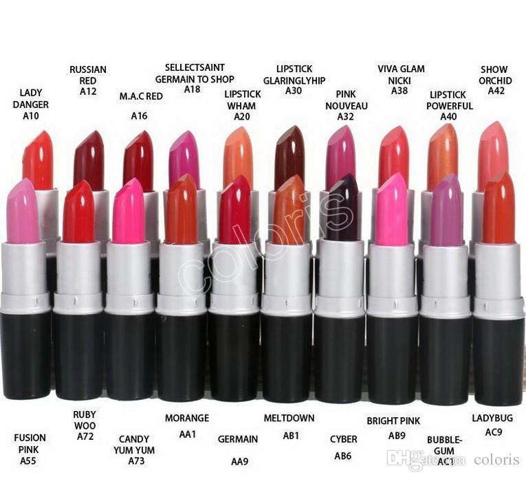 Rouge Lipstick Lip Stick 3g Luster Matte Satin Aluminum Tube Coloris Makeup Classic Lipsticks, Mixed color
Rouge Lipstick Lip Stick 3g Luster Matte Satin Aluminum Tube Coloris Makeup Classic Lipsticks, Mixed color