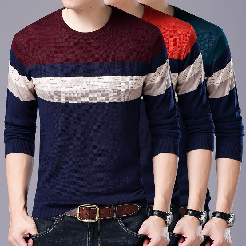 Mens Sweater 2020 Autumn Winter Turtleneck Cotton Pullovers Men O-neck Sweaters Casual Striped Slim Fit Knitting Mens Sweaters
Mens Sweater 2020 Autumn Winter Turtleneck Cotton Pullovers Men O-neck Sweaters Casual Striped Slim Fit Knitting Mens Sweaters