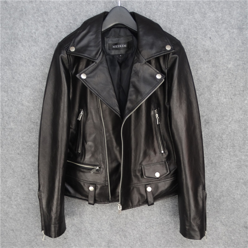 Factory 2019 Women Genuine leather jackets Fashion Sheepskin Slim female Jackets M- Free Shipping, Black
Factory 2019 Women Genuine leather jackets Fashion Sheepskin Slim female Jackets M- Free Shipping, Black