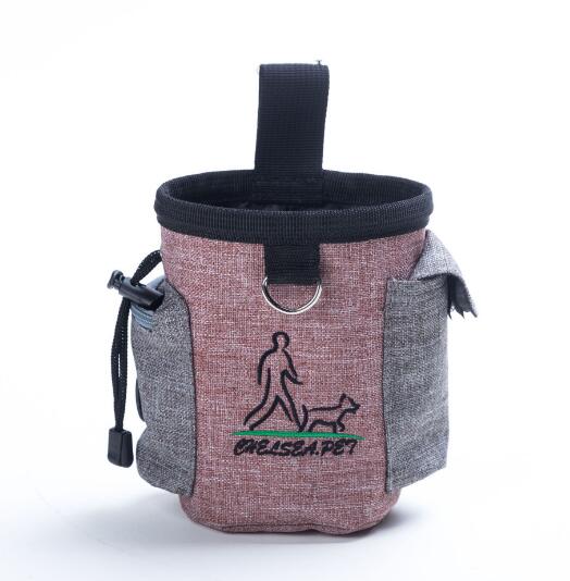 Pet Snack Bag For Cats Dogs Puppy Waterproof Oxford Cloth Training Bags Obedience Hands Free Agility Bait Food Treat Pouch Train Pouch