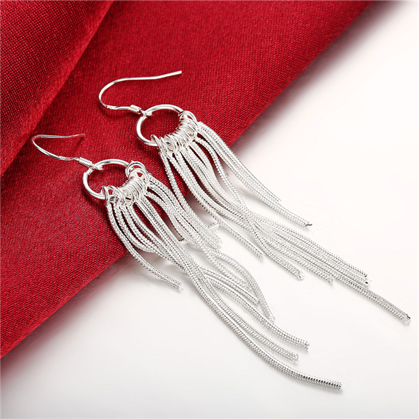 High grade 925 sterling silver Streamline Necklace Earrings Set jewelry sets DFMSS362 brand new Factory direct sale wedding 925 silver