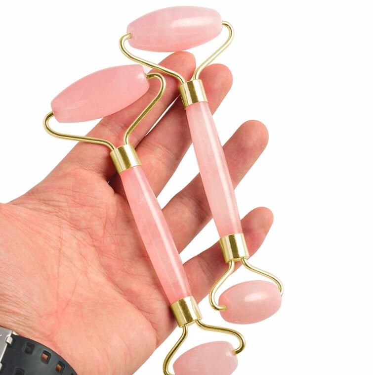Double Head Massage Roller Jade Roller Face Thin Massager Face Jade Roller Face Massager Tool KKA6861-image