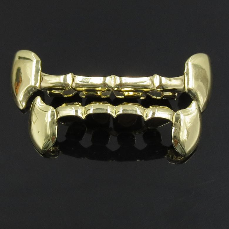Hip Hop Dental Grills Jewelry Fashion Punk Quality Gold Plated Men Women Teeth Grillz Wholesale Personality 2-piece Set Teeth Braces
Hip Hop Dental Grills Jewelry Fashion Punk Quality Gold Plated Men Women Teeth Grillz Wholesale Personality 2-piece Set Teeth Braces