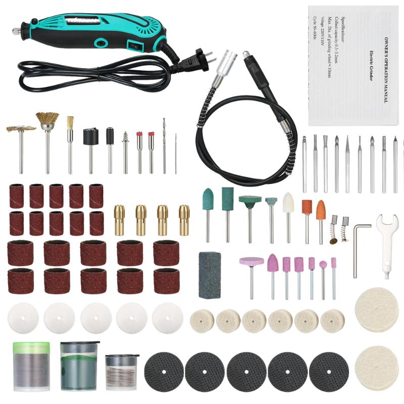 New Electric Grinder Set 6-Speed Variable Speed Electric Drill Grinding for Polishing Drilling Engraving with 139pcs Accessories
New Electric Grinder Set 6-Speed Variable Speed Electric Drill Grinding for Polishing Drilling Engraving with 139pcs Accessories