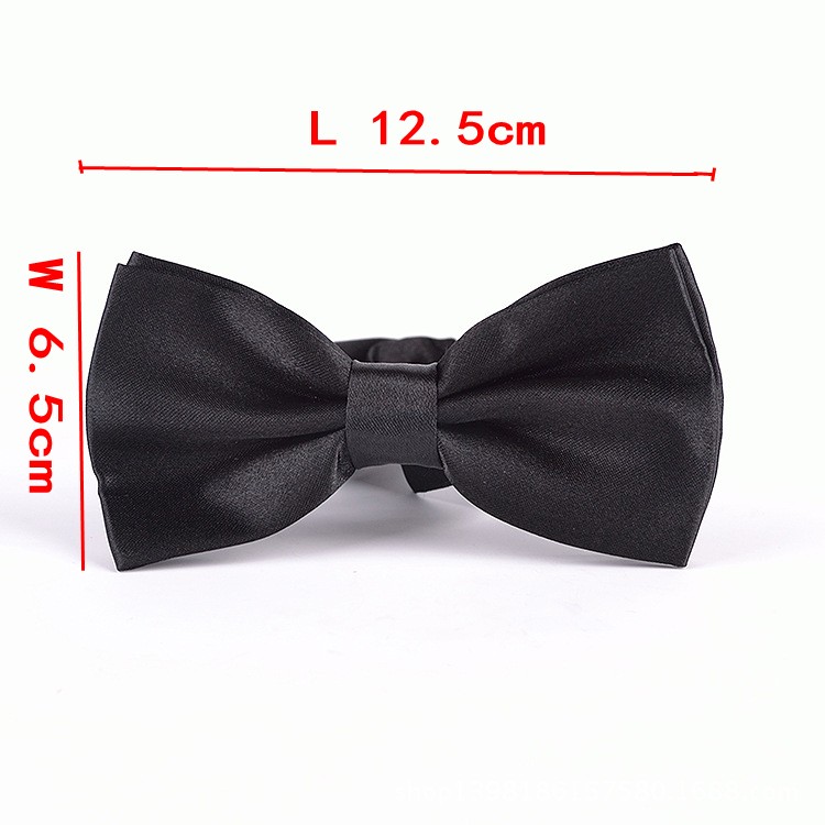 New Style Men Bow Tie Wediing Boy Tie Solid Color White/Black/Red Dark/Red/Silver/Grey/Purple/Pink Wedding Party B1