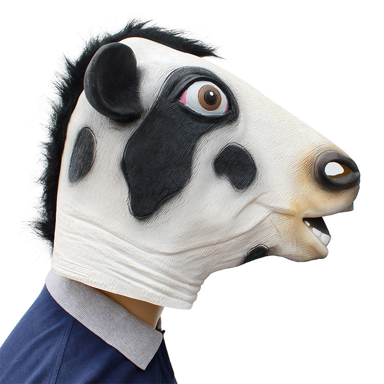 Practical Boutique Animal Head Mask Latex Deluxe Novelty Halloween Costume Party Cow Party Cosplay Accessories
Practical Boutique Animal Head Mask Latex Deluxe Novelty Halloween Costume Party Cow Party Cosplay Accessories