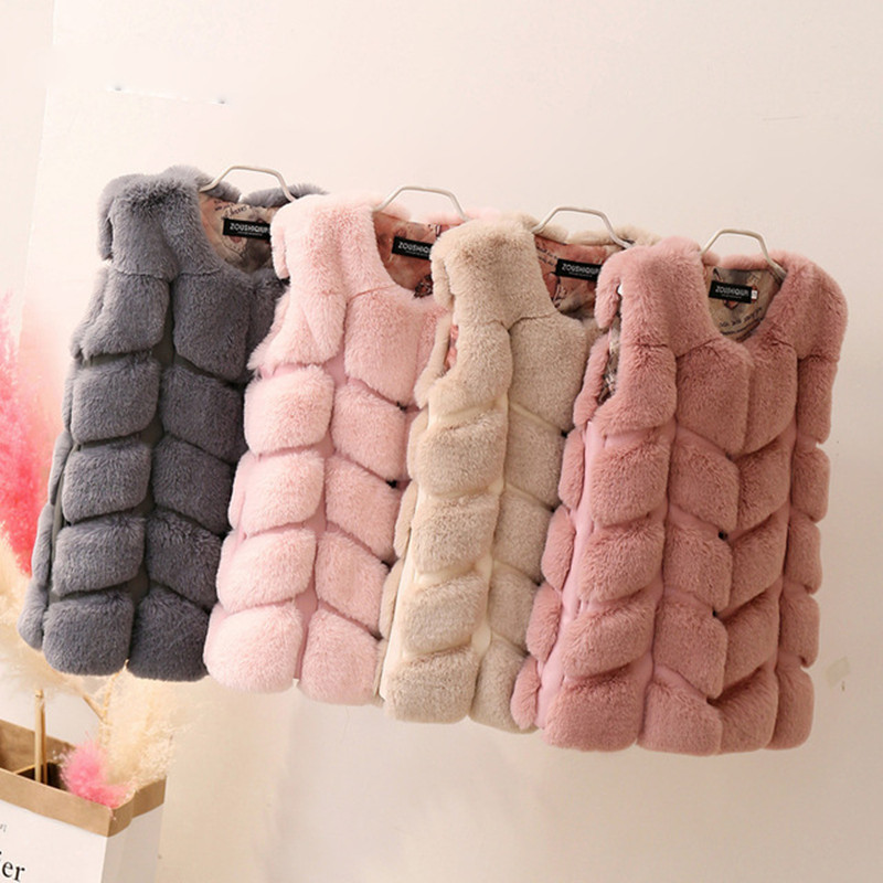 New 2019 Winter Children Warm Vest Faux Fox Fur Girl Clothes Girl Coat Fur Vest Children Girls Plush Waistcoat
New 2019 Winter Children Warm Vest Faux Fox Fur Girl Clothes Girl Coat Fur Vest Children Girls Plush Waistcoat