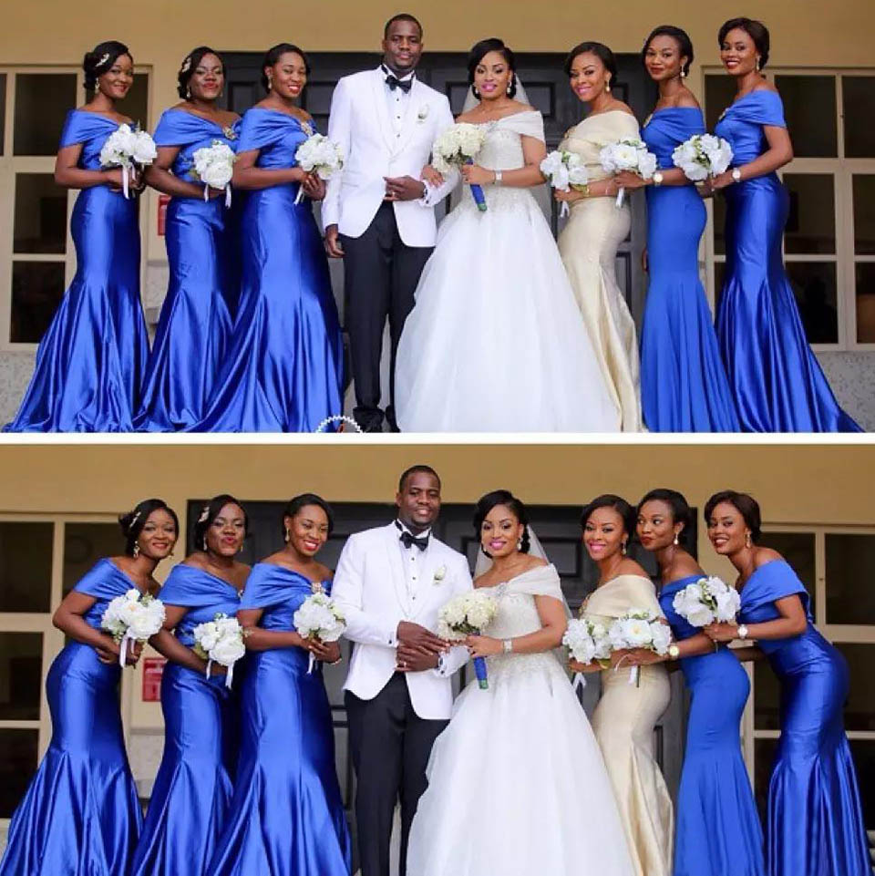 New Off Shoulder Slim Mermaid Dresses Short Sleeves Customized Honor Of Maid Vestidos De Bridesmaids Prom Gowns Plus Size Bridesmaid Dress
New Off Shoulder Slim Mermaid Dresses Short Sleeves Customized Honor Of Maid Vestidos De Bridesmaids Prom Gowns Plus Size Bridesmaid Dress