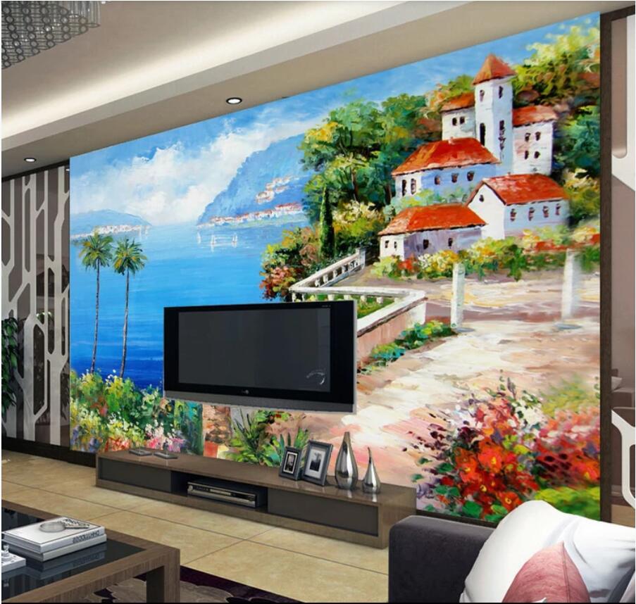 3d wallpaper custom photo mural Mediterranean landscape painting building wall home decor wall art pictures, Non-woven fabric
3d wallpaper custom photo mural Mediterranean landscape painting building wall home decor wall art pictures, Non-woven fabric