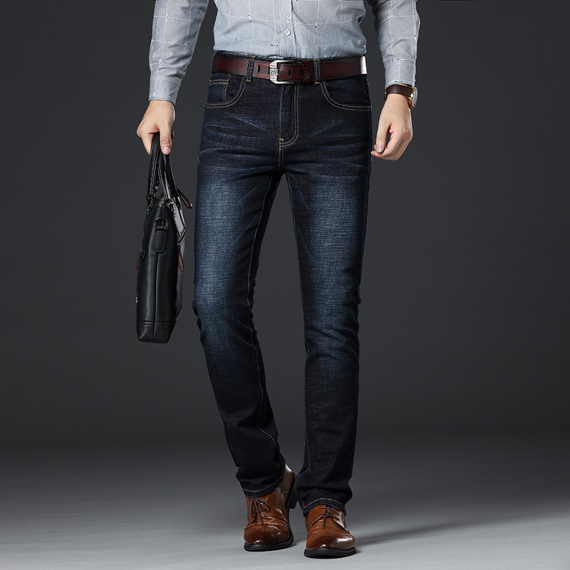 19 Autumn Mens High Quality Jeans Brand Winter Male Business Casual Stretch Pants Men Black Blue Fashion Trousers Plus Size Pant
19 Autumn Mens High Quality Jeans Brand Winter Male Business Casual Stretch Pants Men Black Blue Fashion Trousers Plus Size Pant
