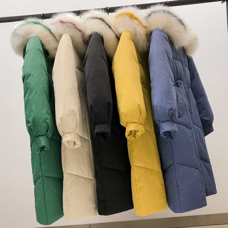 Wholesale winter women's new cotton coat long thick fashion hooded cotton jacket, Creamy-white
Wholesale winter women's new cotton coat long thick fashion hooded cotton jacket, Creamy-white