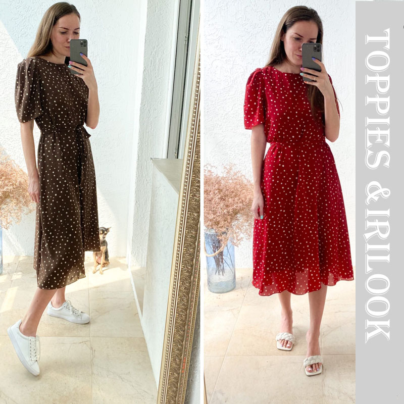 toppies summer white polka dot chiffon dress womens midi dress short sleeve slim waist vestidos mujer 2020, Black;gray
toppies summer white polka dot chiffon dress womens midi dress short sleeve slim waist vestidos mujer 2020, Black;gray