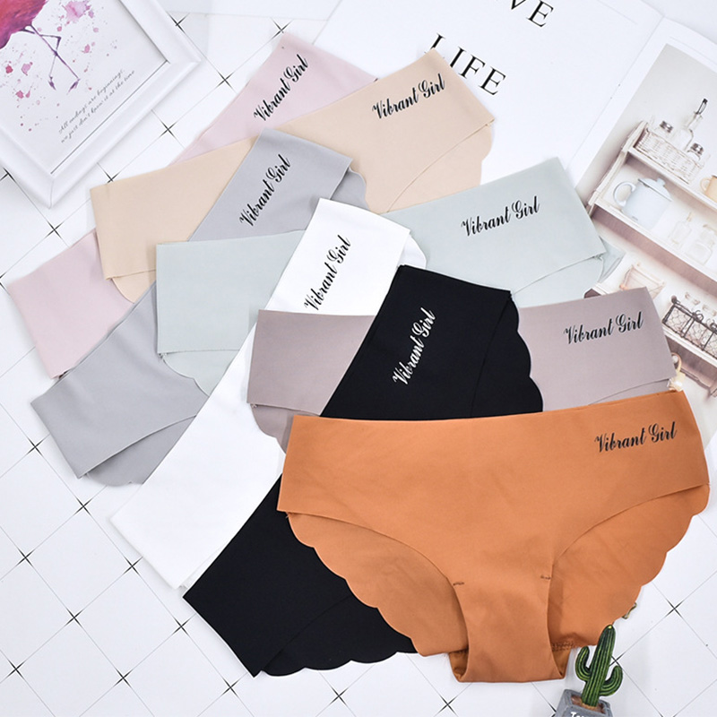luckymily Hot Sale Seamless Women's Silk Panties With Letter Briefs Underwear Women Lingerie Briefs Lady Intimates Female Tangas, White
luckymily Hot Sale Seamless Women's Silk Panties With Letter Briefs Underwear Women Lingerie Briefs Lady Intimates Female Tangas, White