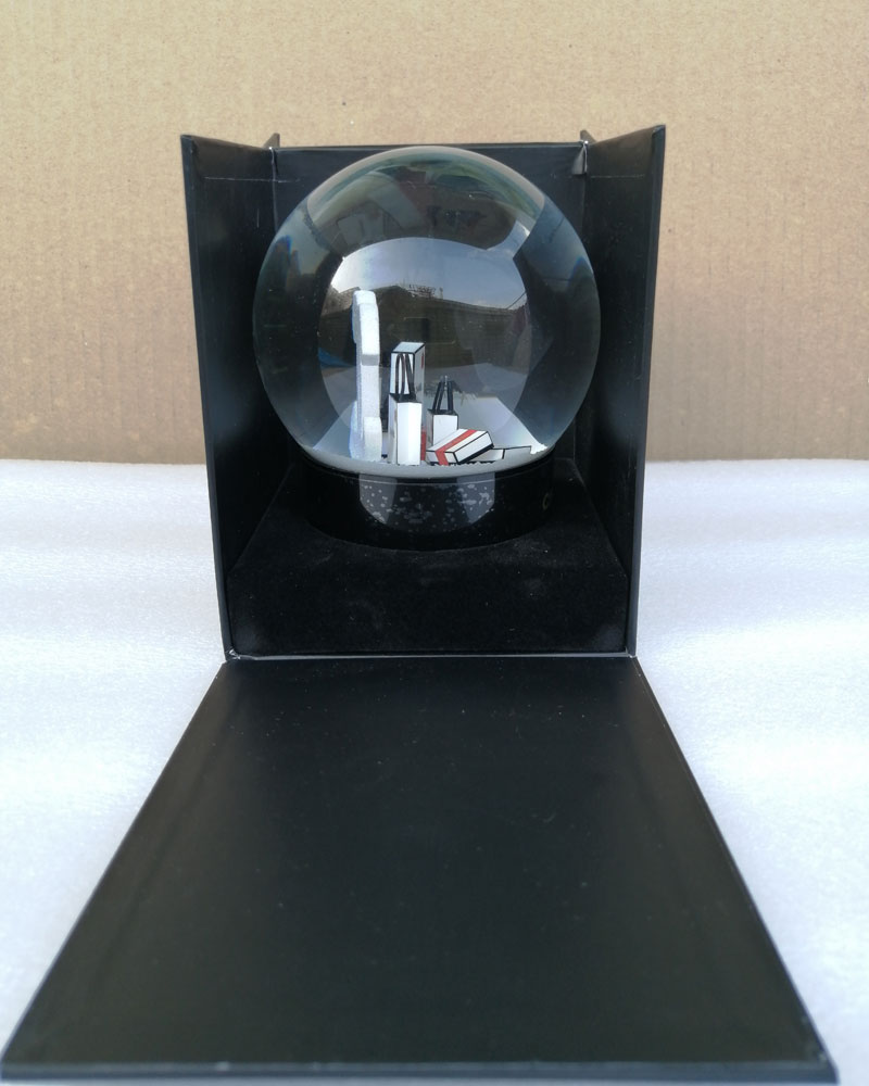 CC Snow Globe Classics Letters Decorate Crystal Ball With Box Limited Gift For VIP Customer
