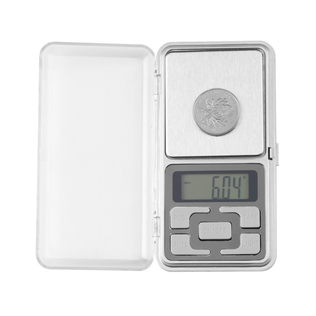 

Weighing Scales 100g 200g 300g 500g 1000g 0.1g 0.01g Mini Digital Scale Portable LCD Electronic Jewelry Weight Weighting Tool Diamond Pocket balance