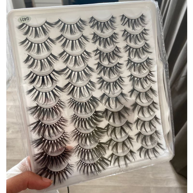 20 Pairs 3D Soft Mink False Eyelashes Handmade Wispy Fluffy Long Lashes Extension Makeup Kit Wholesale
20 Pairs 3D Soft Mink False Eyelashes Handmade Wispy Fluffy Long Lashes Extension Makeup Kit Wholesale