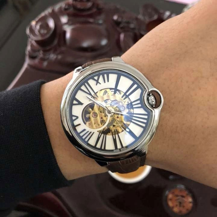 Fashion mens watches 43mm dial Genuine Leather strap mechanical automatic wristwatches for men's best Valentine Gift dropshipping
Fashion mens watches 43mm dial Genuine Leather strap mechanical automatic wristwatches for men's best Valentine Gift dropshipping