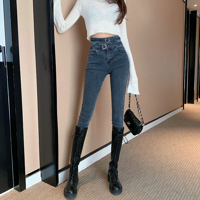 Spring Jeans Woman Vintage Denim Ladies Warm Jeans Pants Mom High Waist Plus Size Skinny Winter Black Pencil 2020
Spring Jeans Woman Vintage Denim Ladies Warm Jeans Pants Mom High Waist Plus Size Skinny Winter Black Pencil 2020