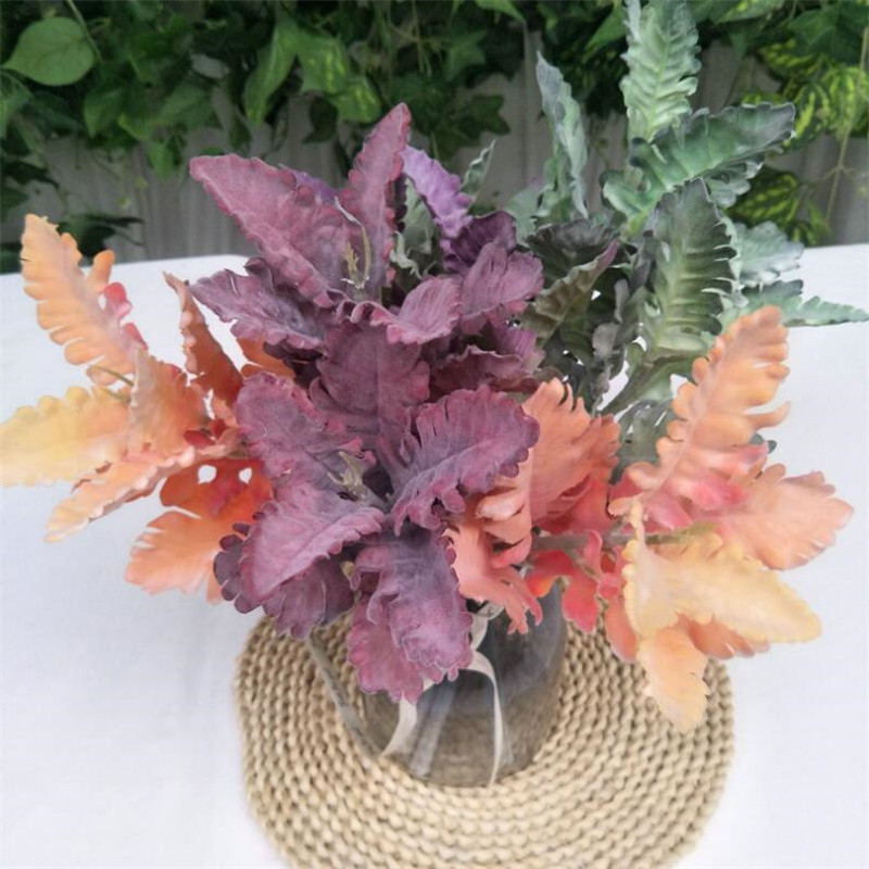 10P Fake Short Stem Dusty Miller 14.57" Length Simulation Tufting Senecio Cineraria for Wedding Home Showcase Decorative Plants, Orange
10P Fake Short Stem Dusty Miller 14.57" Length Simulation Tufting Senecio Cineraria for Wedding Home Showcase Decorative Plants, Orange