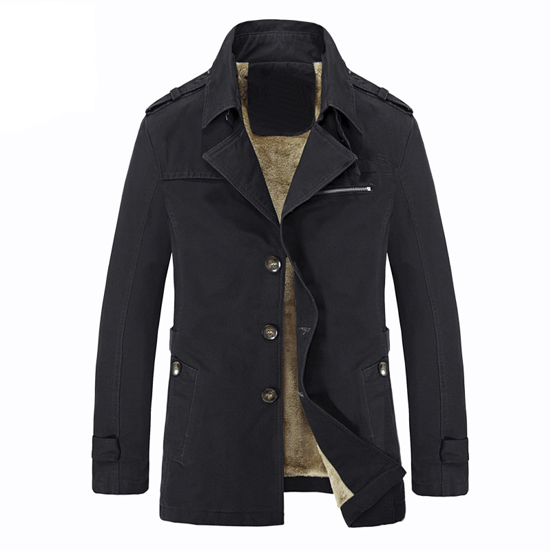 Winter Men's Cotton-padded Clothes Washed Cotton Mid-length Jacket Small Suit Plus Velvet Thick Cotton-padded Clothes, Blue
Winter Men's Cotton-padded Clothes Washed Cotton Mid-length Jacket Small Suit Plus Velvet Thick Cotton-padded Clothes, Blue