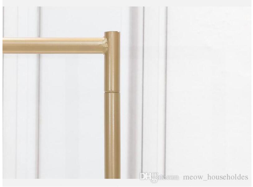 Landing coat hanger Bedroom Furniture Custom color Golden clothing racks in cloth stores Simple display of men's and women's clothes Undergr
