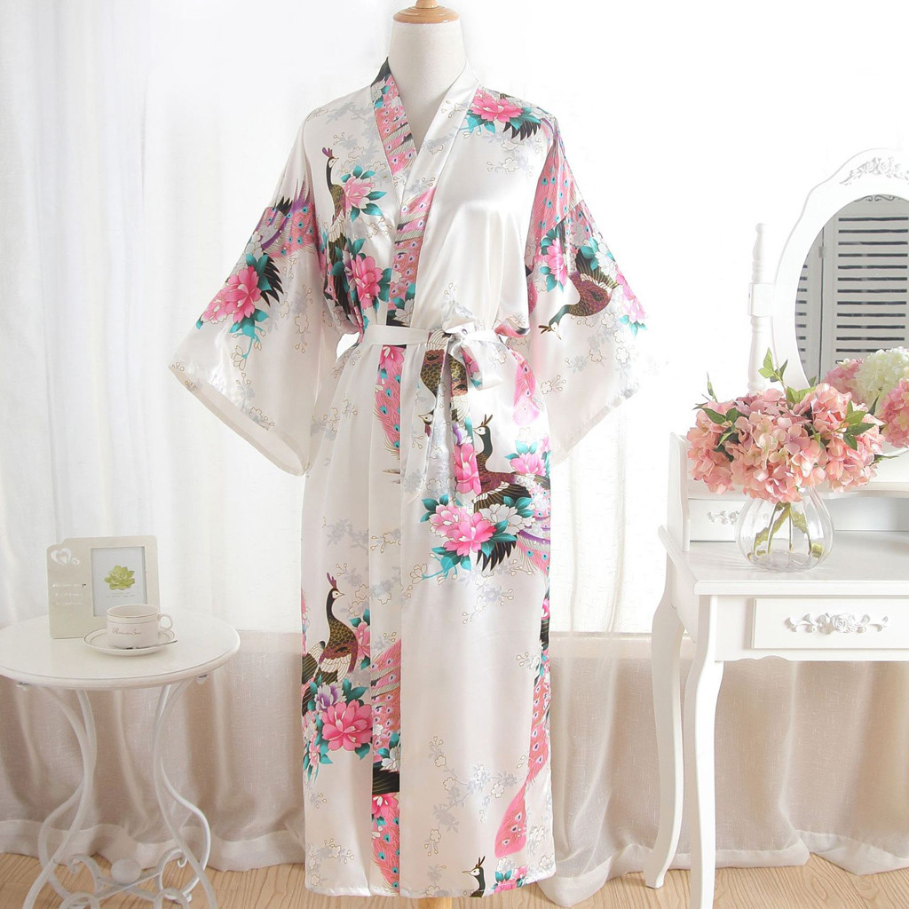 Women's Sleepwear Silk Robes For Women Sexy Print Blossom Lace Kimono Dressing Gown Bath Lingerie Nightdress Nightgown Set Satin, Black
Women's Sleepwear Silk Robes For Women Sexy Print Blossom Lace Kimono Dressing Gown Bath Lingerie Nightdress Nightgown Set Satin, Black
