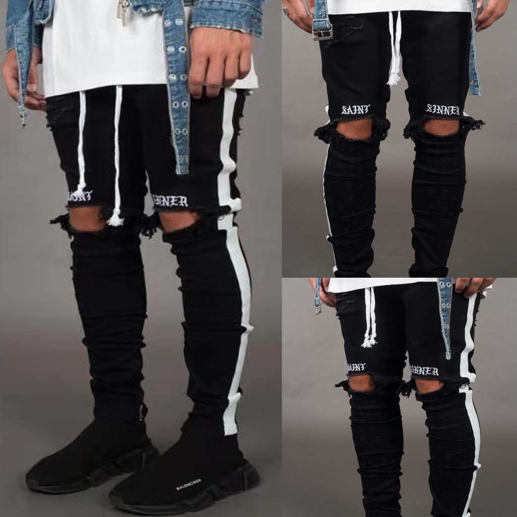 QNPQYX Men Clothes Skinny Jeans Mens Stretch Denim homme rotos Pant Distressed Ripped Freyed Slim Fit Pocket Jean Trousers, Black
QNPQYX Men Clothes Skinny Jeans Mens Stretch Denim homme rotos Pant Distressed Ripped Freyed Slim Fit Pocket Jean Trousers, Black