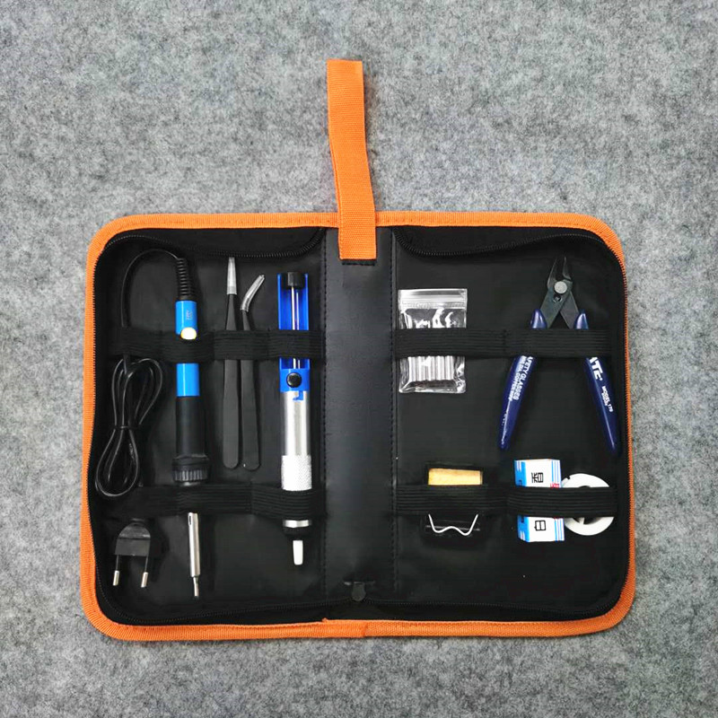 Chanseon New EU/US 60W Adjustable Temperature Electrical Soldering Iron Kit Welding Repair Hand Tool Set with Welding Tools
Chanseon New EU/US 60W Adjustable Temperature Electrical Soldering Iron Kit Welding Repair Hand Tool Set with Welding Tools