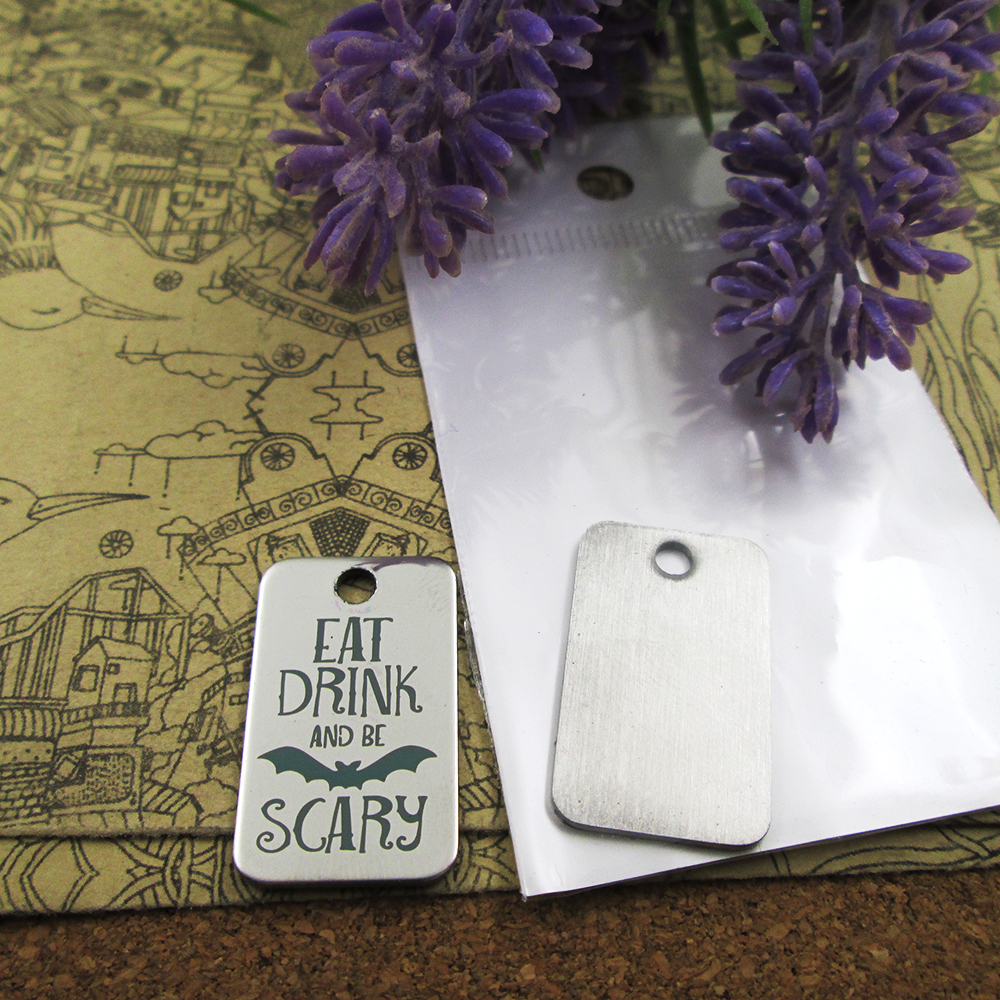 40pcs--"eat drink and be scary"stainless steel charms more style for choosing DIY Charms pendants for necklace
40pcs--"eat drink and be scary"stainless steel charms more style for choosing DIY Charms pendants for necklace