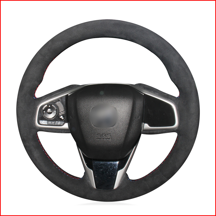 Black Suede Hand Sew Comfortable Soft Steering Wheel Cover for Honda Civic Civic 10 2016-2020 CRV CR-V 2017-2020 Clarity Parts
Black Suede Hand Sew Comfortable Soft Steering Wheel Cover for Honda Civic Civic 10 2016-2020 CRV CR-V 2017-2020 Clarity Parts