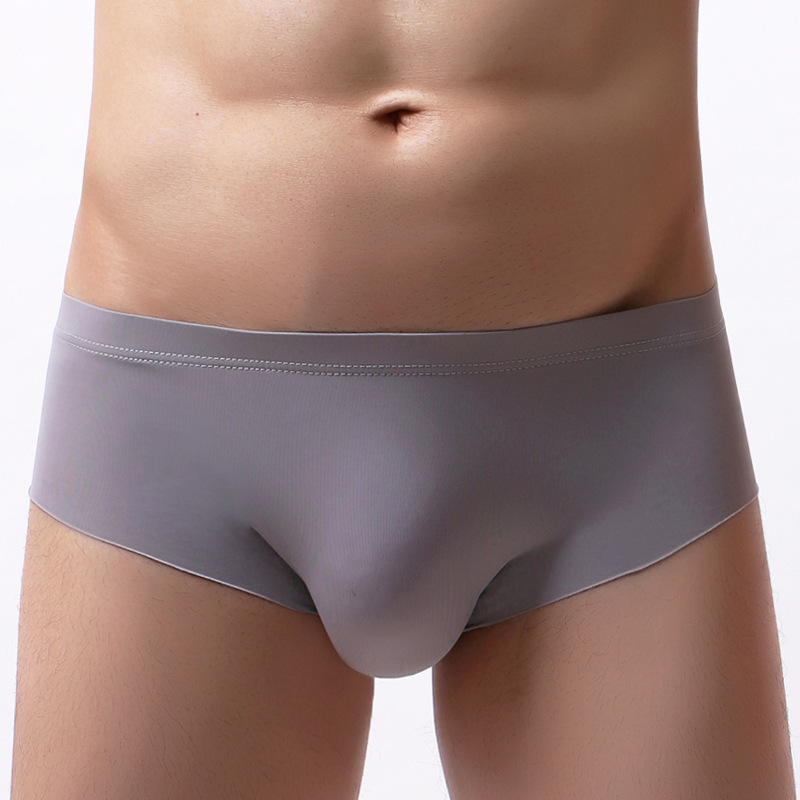 Sexy Underwear Men Seamless Briefs Shorts Ice Silk Panties Man Solid Semi-transparent Pouch Underpants Cueca masculina-XL, Red
Sexy Underwear Men Seamless Briefs Shorts Ice Silk Panties Man Solid Semi-transparent Pouch Underpants Cueca masculina-XL, Red