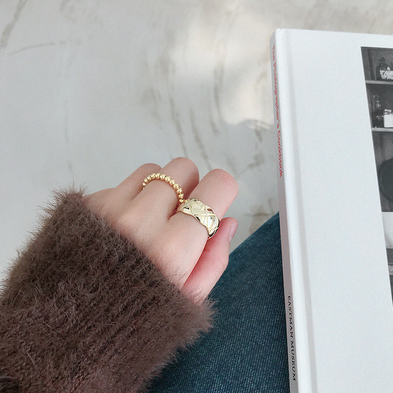 925 sterling silver fine jewelry hand-made designer minimalism adjustable open ring gold silver colors nice gift for women free shipping