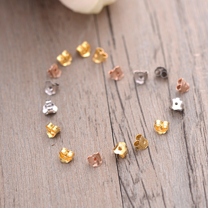 Wholesale Butterfly Earring Back 925 Sterling Silver Ear Back Plug Fashion Fine Jewelry Prevent Allergies Earrings Accessories