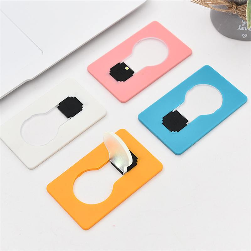 Portable LED Card Pocket Light Portable LED Night Light Christmas Card Lamp for Home Party gift White Light